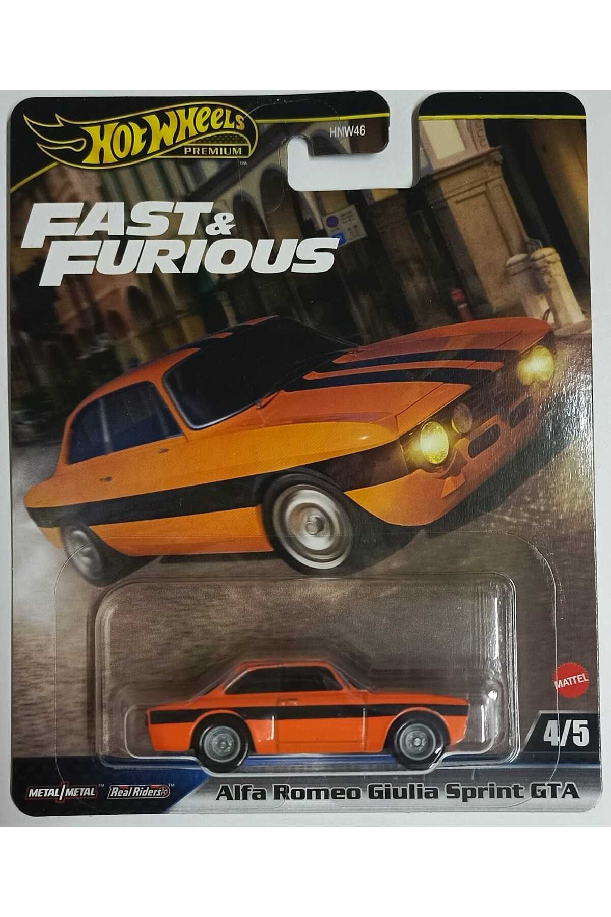 ماشین اسباب بازی ALFA ROMEO GIULIA SPRINT GTA سریع و خشن از ترکیه HOT WHEELS