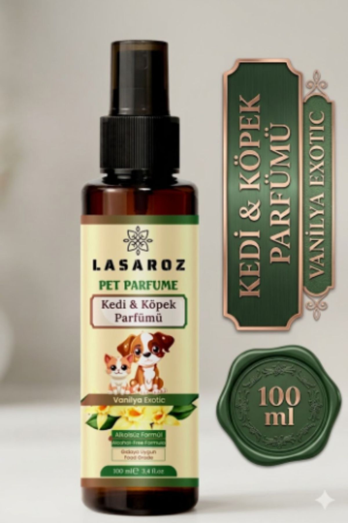ست اسپری شانه‌پذیری و عطر حیوانات خانگی لازاروز lasaroz، ۲۵۰ + ۱۰۰ میلی‌لیتر