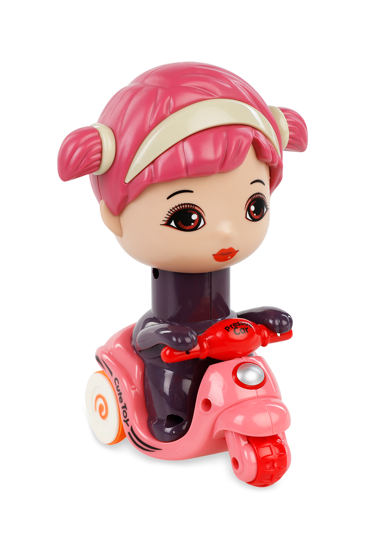 ماشین اسباب بازی PUSH GO BIKER BABY PINK Vardem