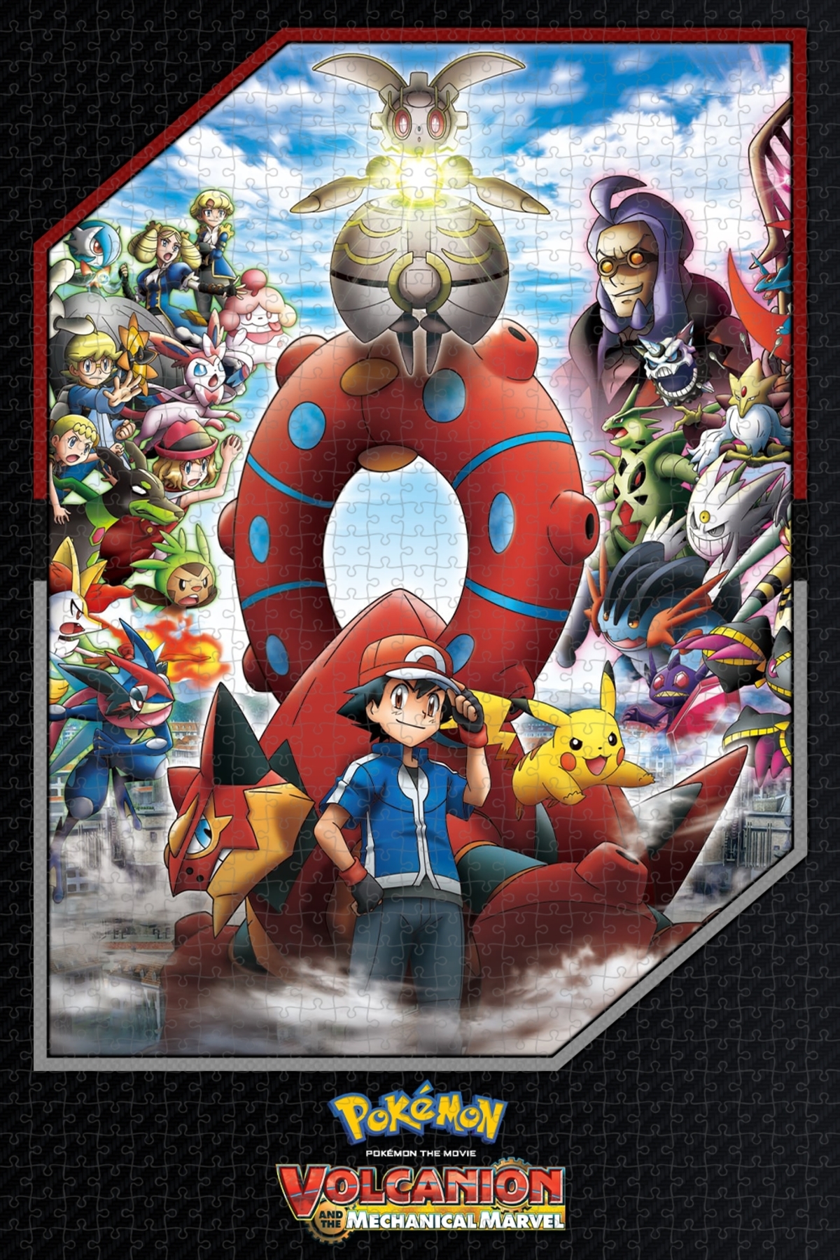 پازل POKEMON THE MOVIE: VOLCANION AND MECHANICAL MARVEL 2016 1000 قطعه ای از فیلم S9 ترکیه Jeronkarji