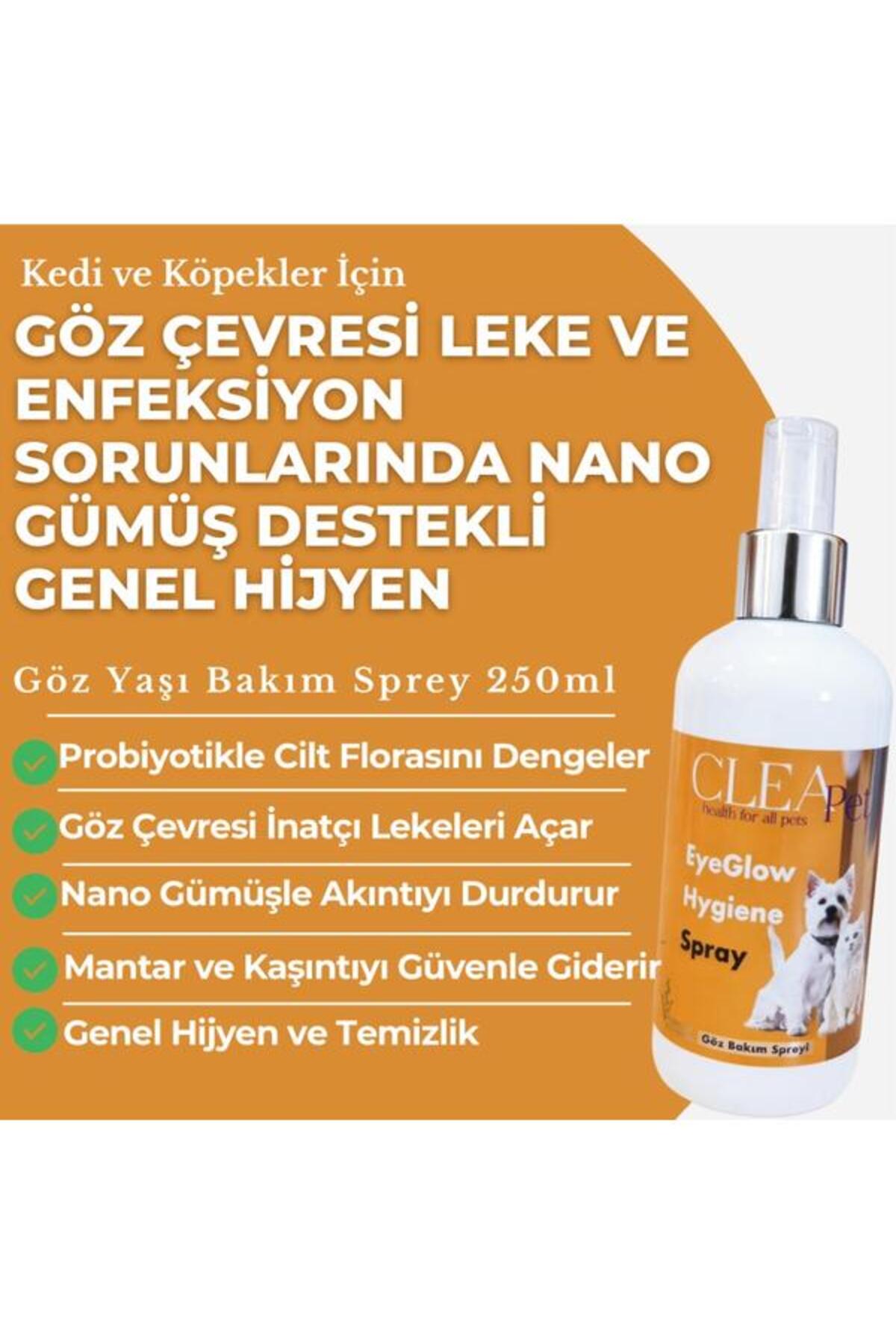 اسپری بهداشت عمومی چشم کلیپت Cleapet برای گربه و سگ، ۲۵۰ میلی‌لیتر