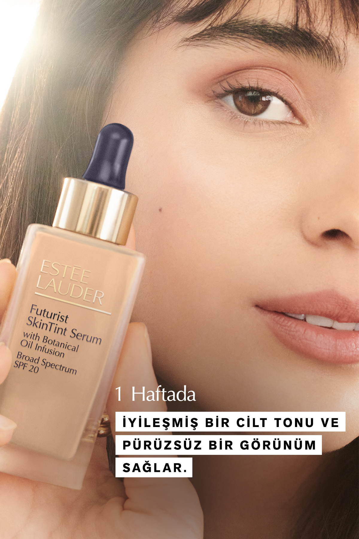 کرم پودر بنیاد سرم SINTINT FUTURIST 30ML SPF20 رنگ: ماسه ادویه 4N2 Estee Lauder
