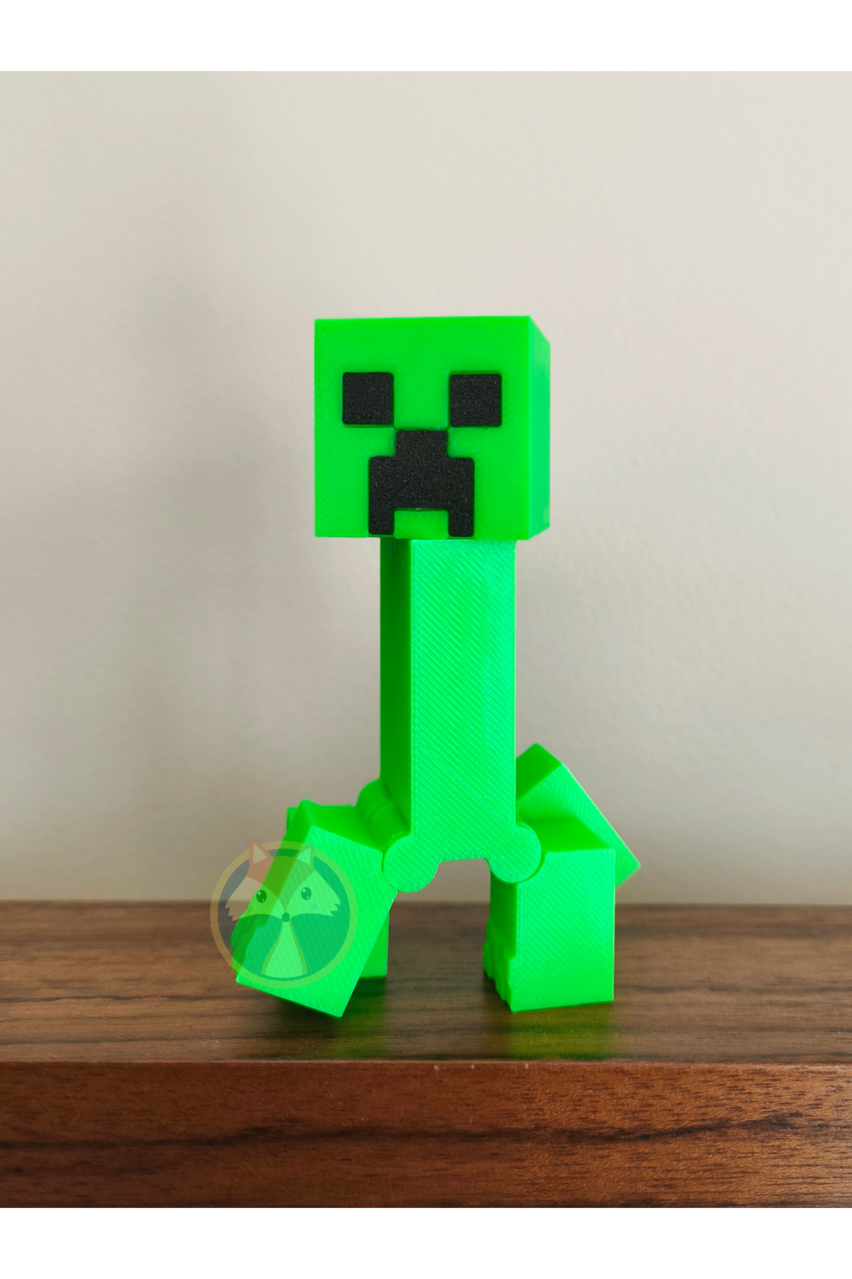 اشیاء دکوراتیو و مجسمه فیگور الهام گرفته از دنیای بلوک – گرین واکر MINECRAFT Tilki Atölye