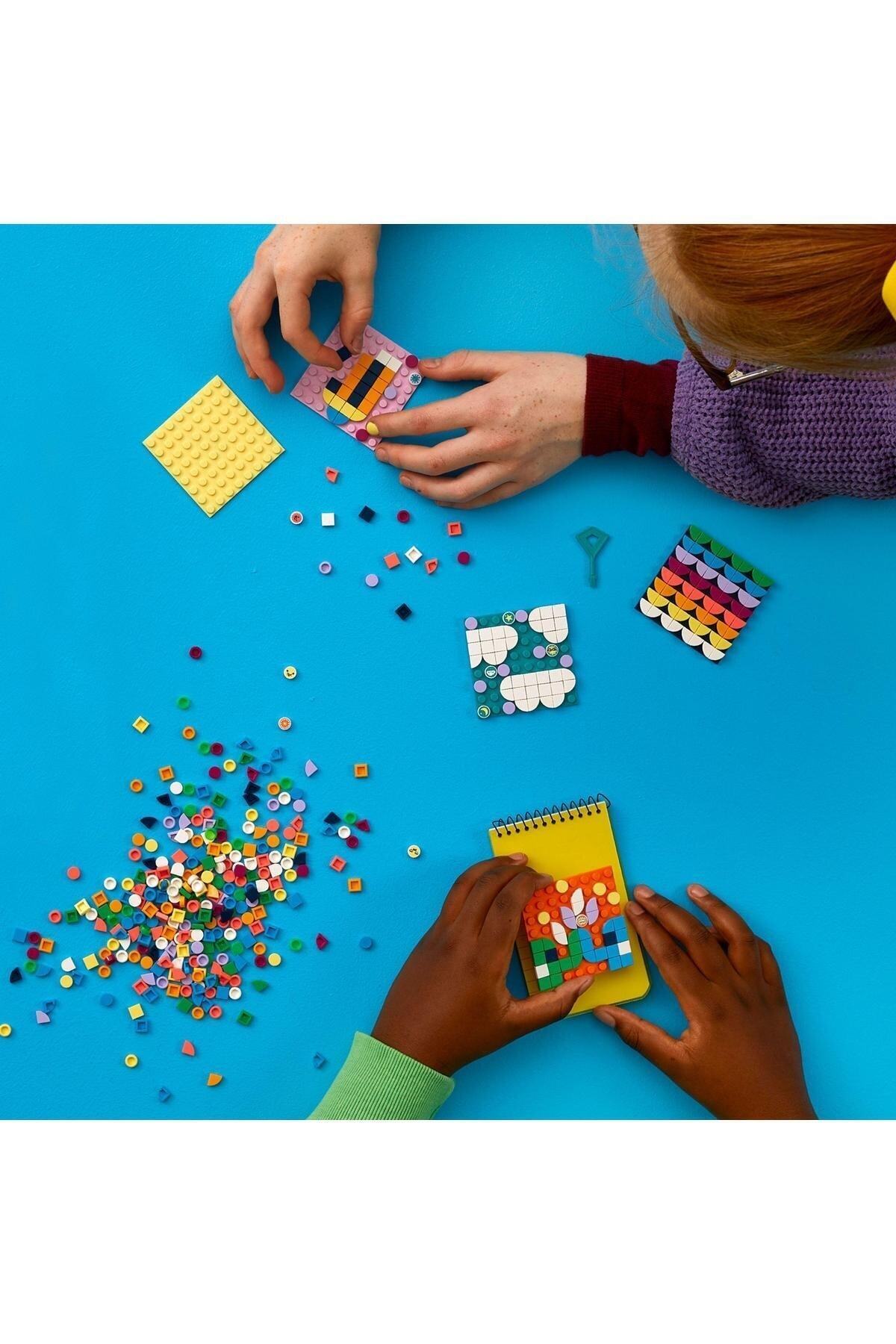 لگو ® DOTS PARTABLE SQUARE PARTS MEGA PACKAGE 41957 مجموعه بوم 486 قطعه اورجینال LEGO