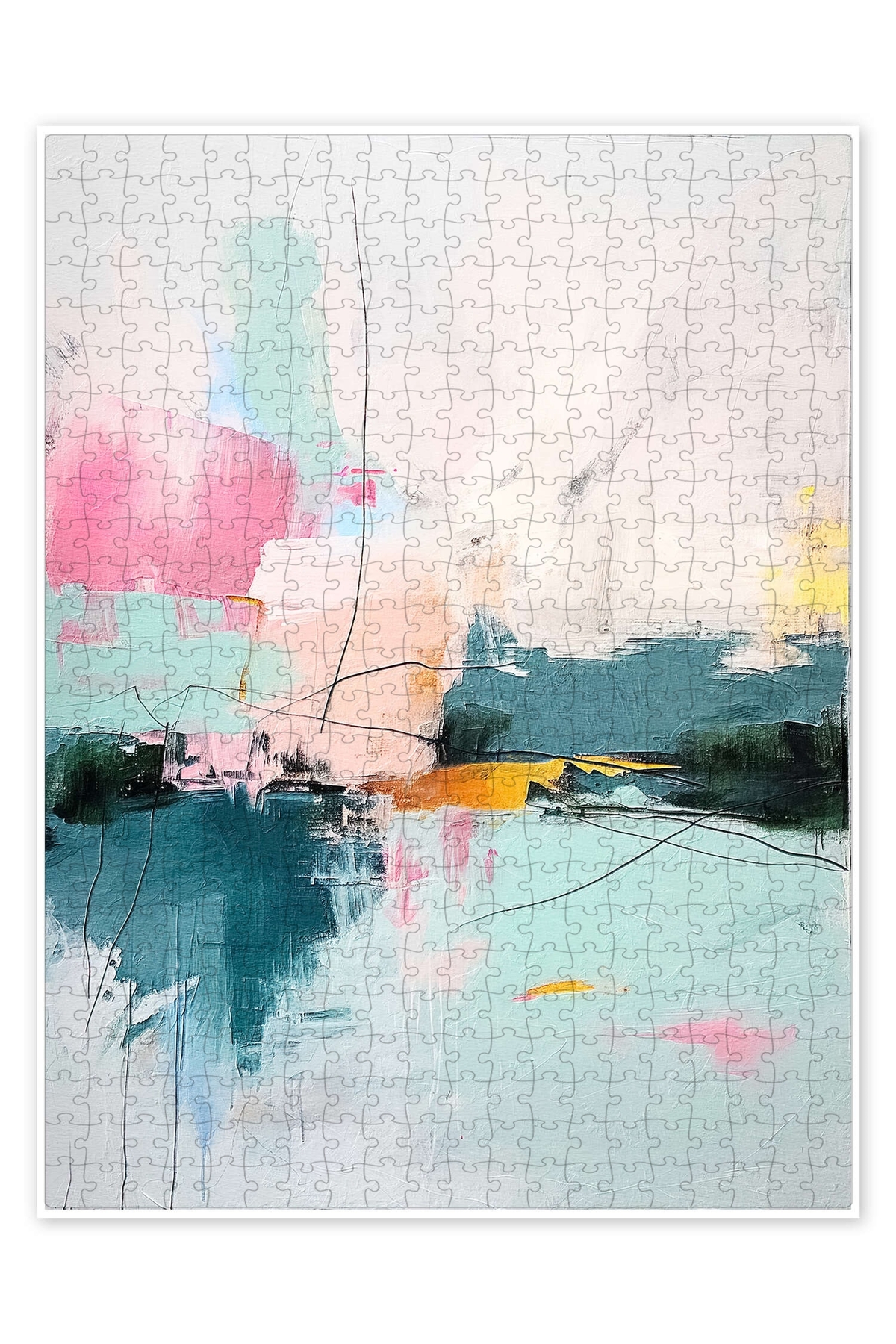 پازل انتزاعی SUNRISE IX 500 PIECE PAUSE ART ABSTRACT BOHEMIAN از ترکیه Jeronkarji