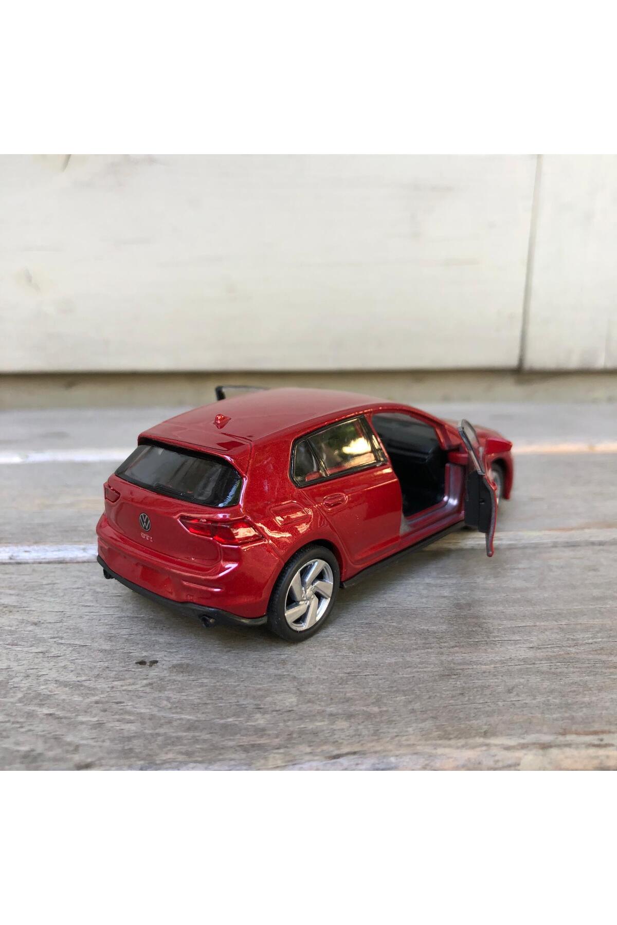 مدل خودرو WELLY VOLKSWAGEN GOLF 8 GTI DIECAST METAL CAR MODEL TOY PULL DROP 12 سانتی متر اورجینال scntoys