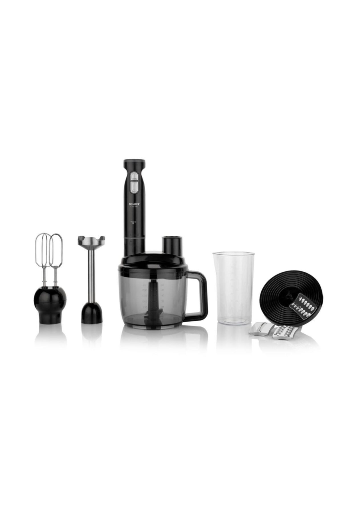 ست مخلوط کن مگا بلندر CHEF BLEND مشکی اورجینال Schafer