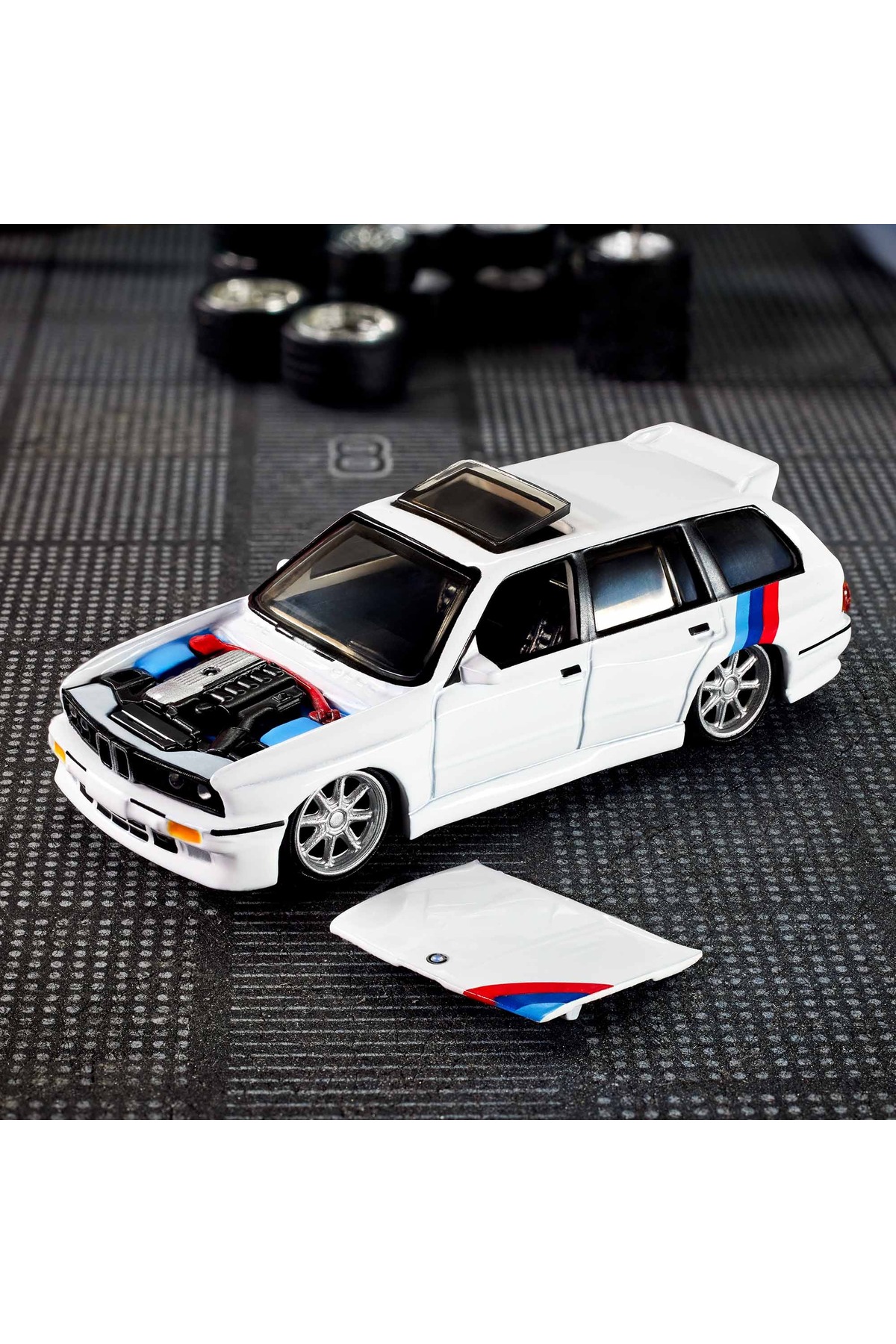 ماشین اسباب بازی گردآورندگان چرخ های داغ نخبگان 64 1990 BMW 318I TOURING هات ویلز اورجینال HOT WHEELS
