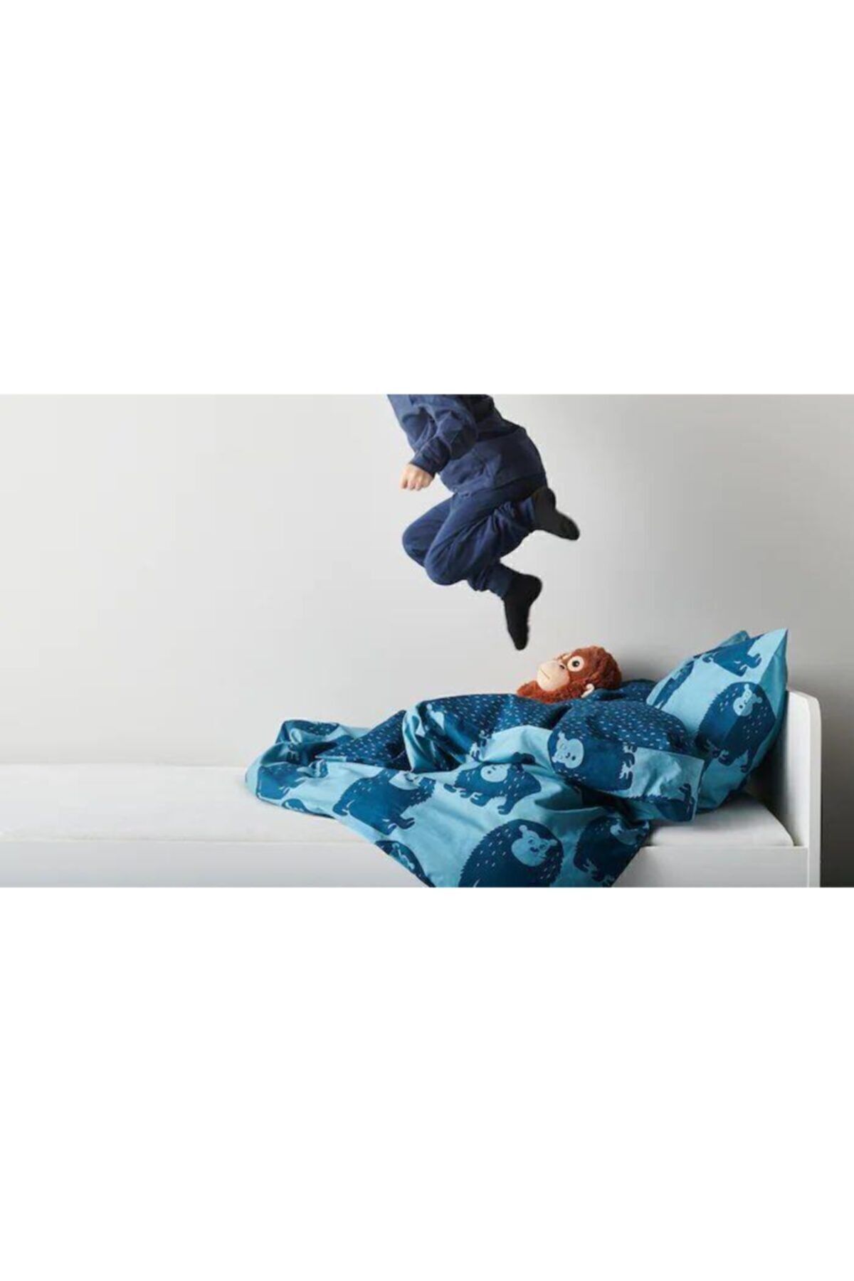 اسباب بازی های پشمی نرم میمون اورانگوتان مخمل دار 66 سانتی متری IKEA