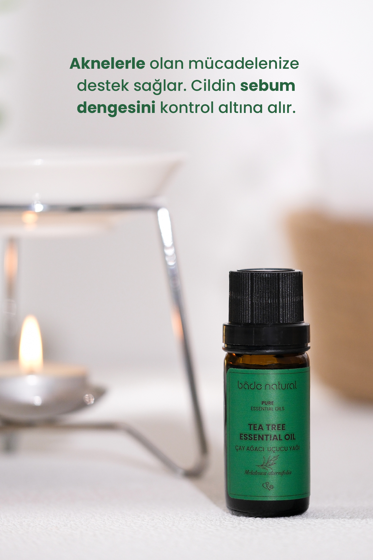 روغن مراقبتی درخت چای 100% خالص 10 میلی لیتر بادا ناتورال Bade Natural
