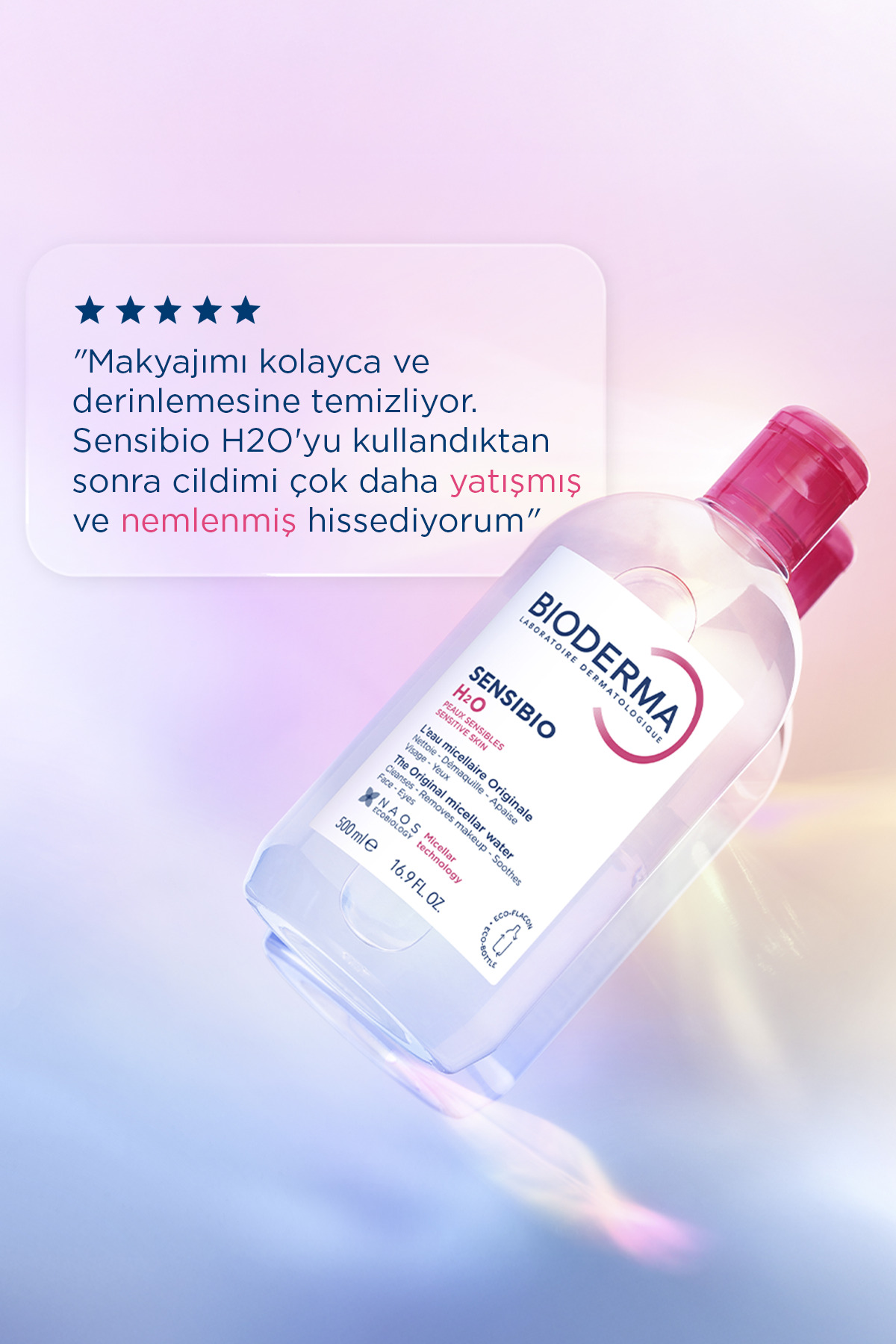 پک 2 عددی محلول پاک کننده آرایش  پوست خشک تا نرمال با حجم 500 میل بایودرما Bioderma