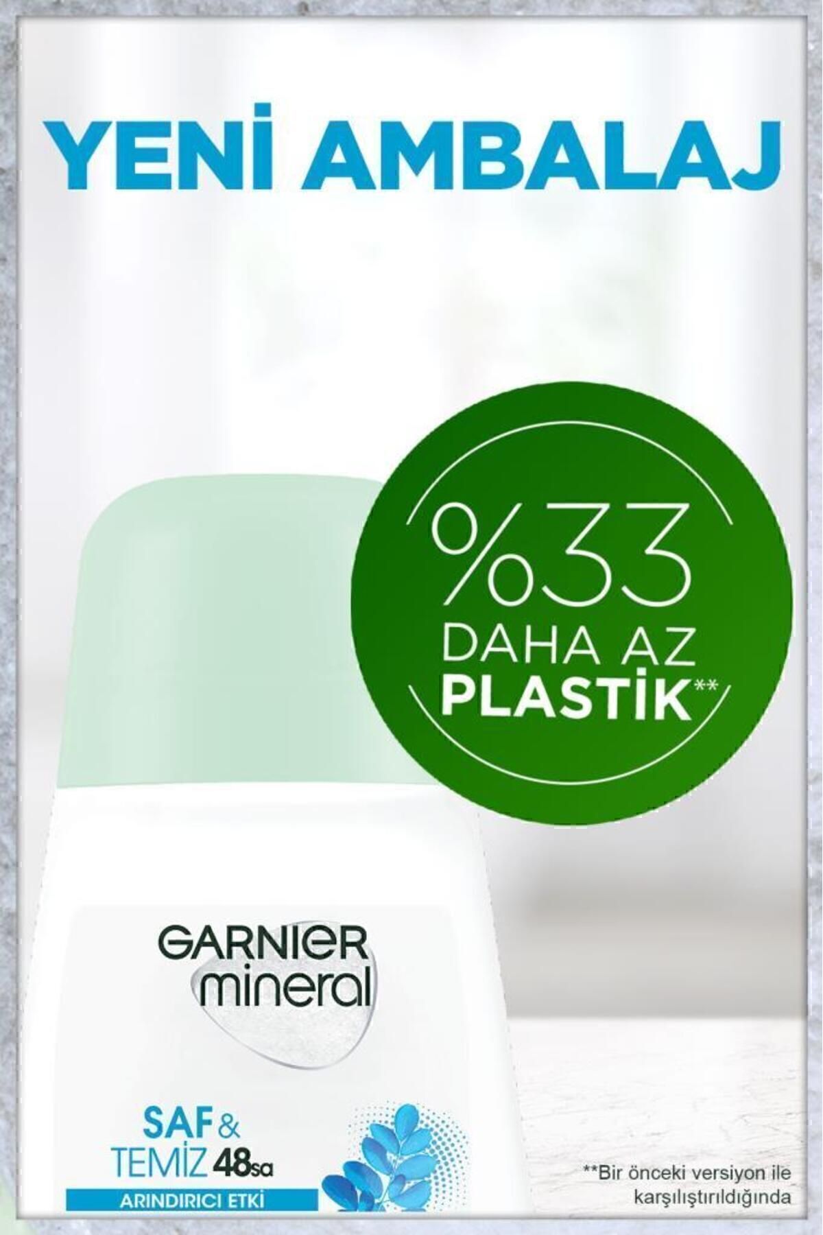 Garnier ضد تعریق رول زنانه معدنی، تمیز و خالص