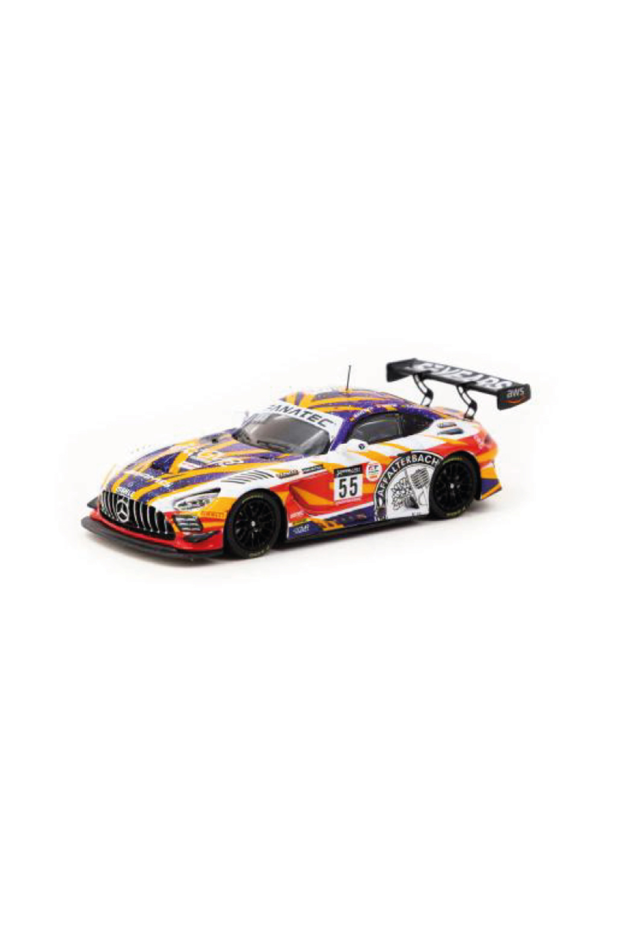 مدل خودرو 1 64 SCALE T64 062 22SPA55 MERCEDES AMG GT3 24 HOURS OF SPA 2022 اورجینال Tarmac Works