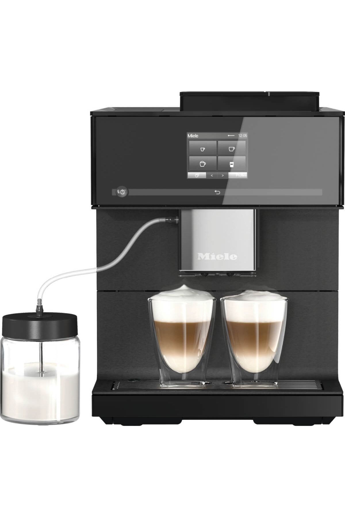 دستگاه اسپرسو و کاپوچینو قهوه ساز انفرادی تمام اتوماتیک COFFEESELECT CM 7750 اورجینال Miele