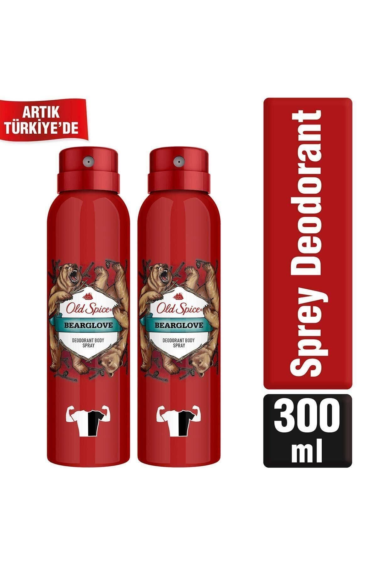 دئودورانت اسپری مردانه 150 میلی لیتر مدل Bearglove اولد اسپایس Old Spice