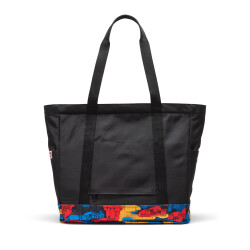 کیف دستی لگو LEGO هیرشل Heritage Tote مدل 11606-07028 با طرح آجرهای انتزاعی، حجم 24.5 لیتر