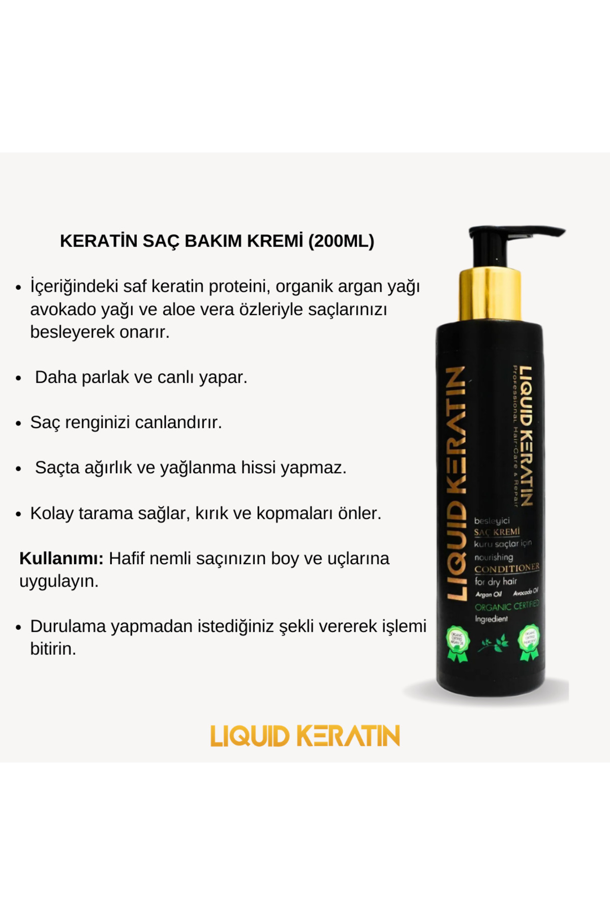 سرم و روغن مو کرم مراقبت از موی کراتینه برای موهای خشک مات سخت شکسته آسیب دیده مرطوب کننده Liquid Keratin