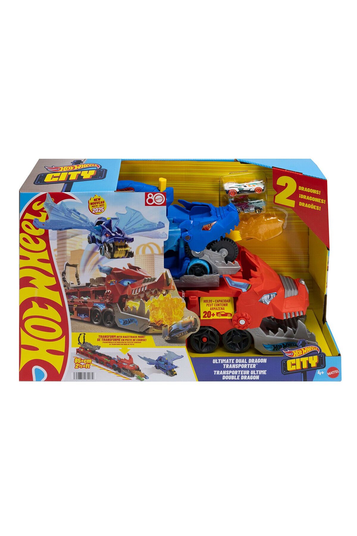 اسباب بازی های فیگور دیگر JBM72 ULTIMATE DUAL DRAGON TRANSPORTER از ترکیه HOT WHEELS