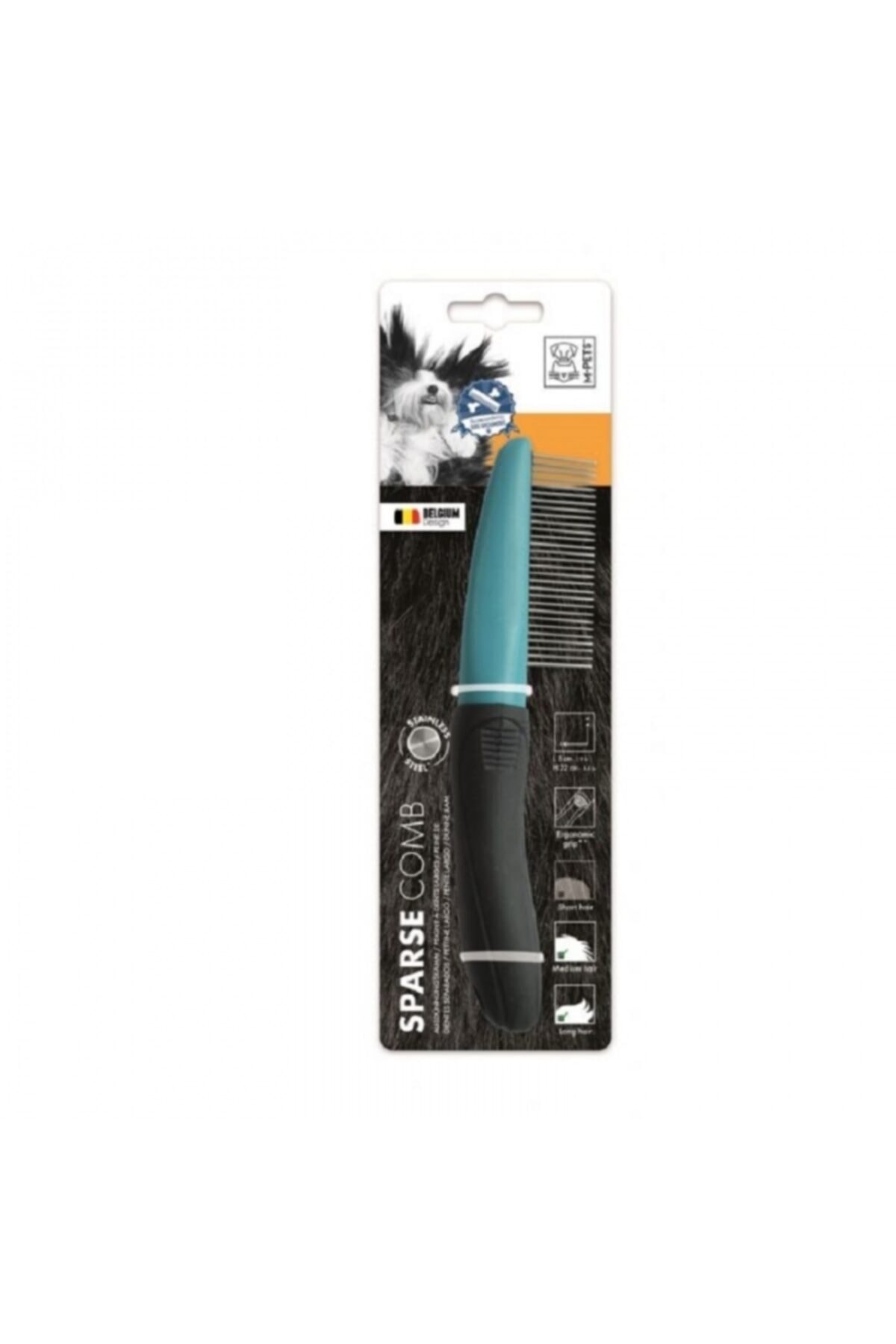 شانه دندانه‌درشت سگ ام‌پتس M-PETS مدل 10105499، ۲۲ سانتی‌متر