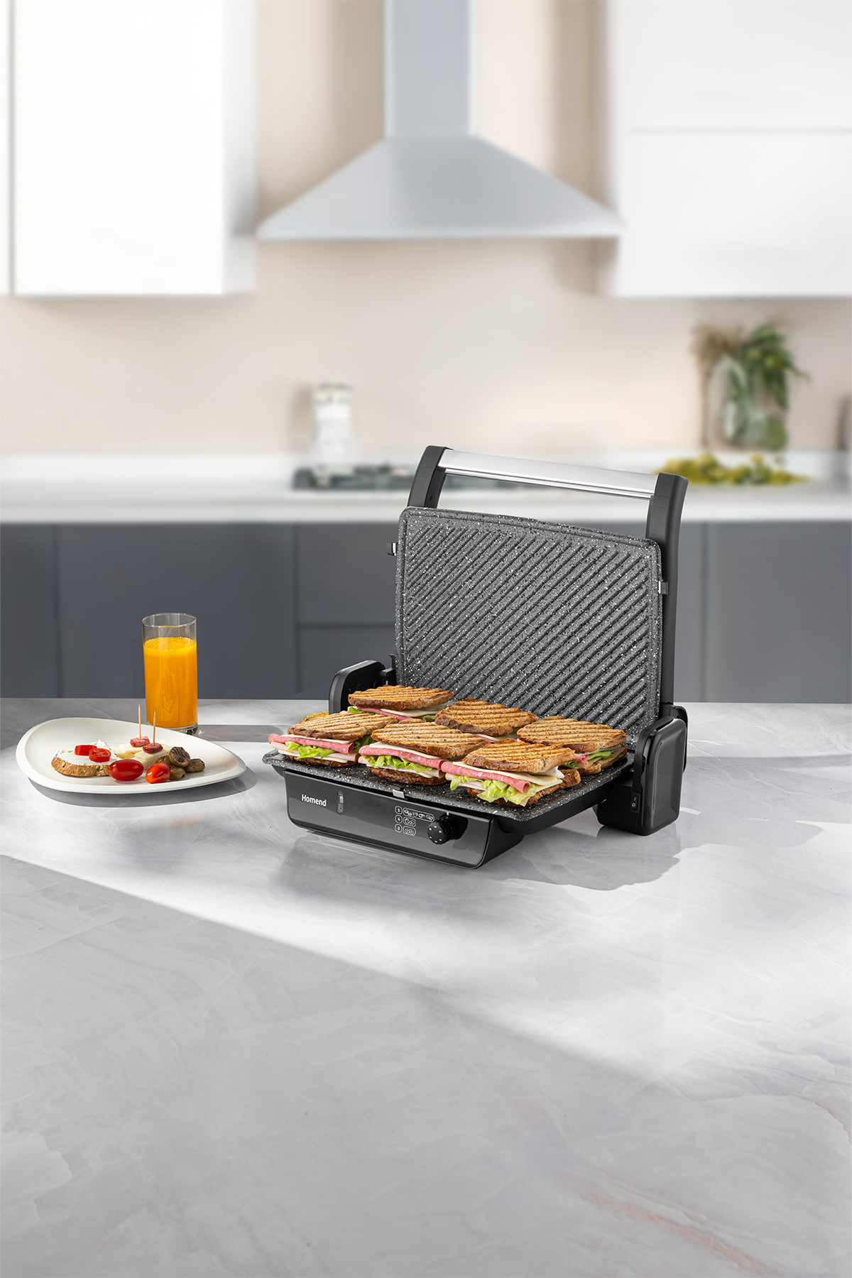 دستگاه ساندویچ و تست TOASTBUSTER 1334H توستر مشکی مات اورجینال HOMEND