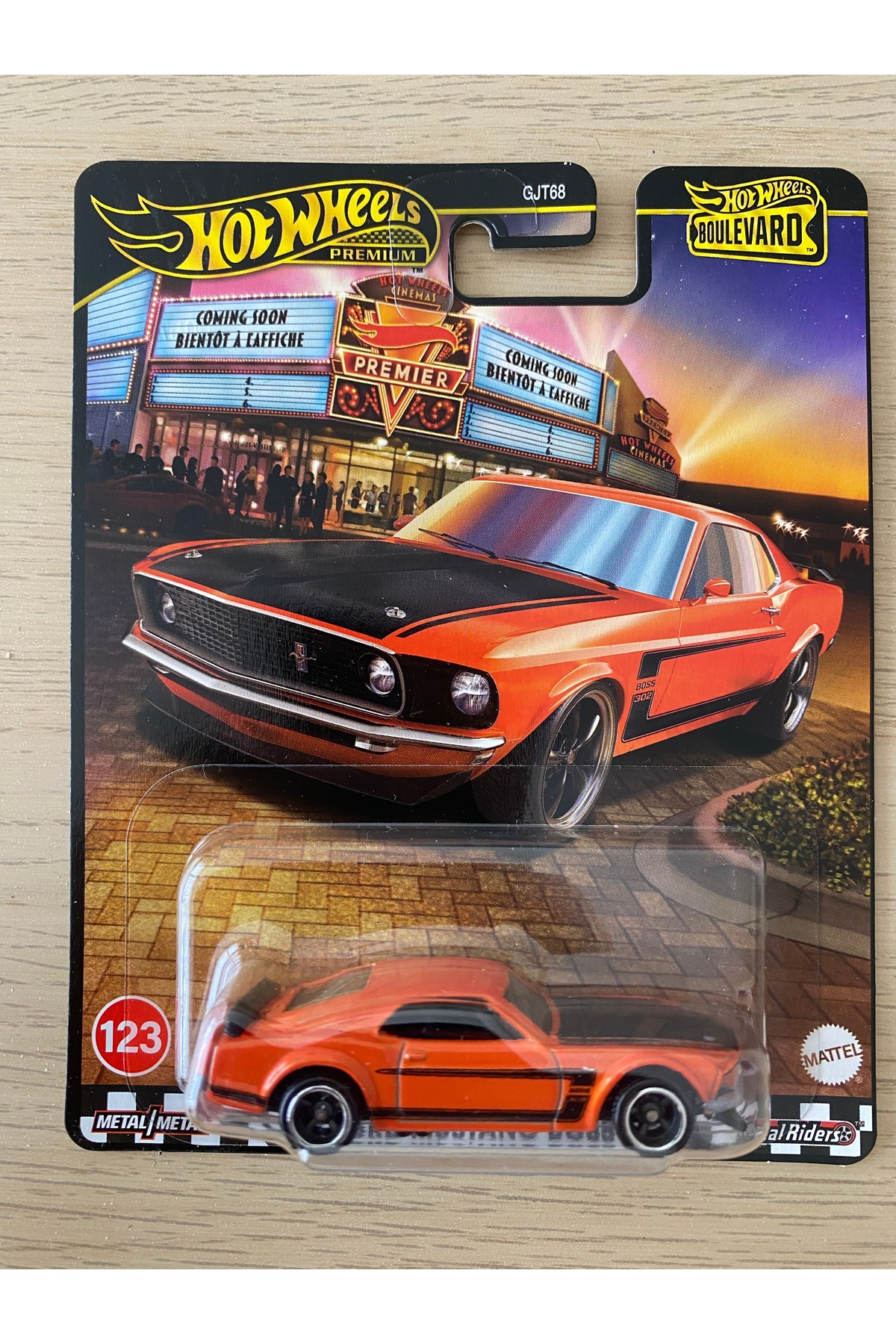 ماشین اسباب بازی 69 فورد موستانگ باس 302 از ترکیه HOT WHEELS