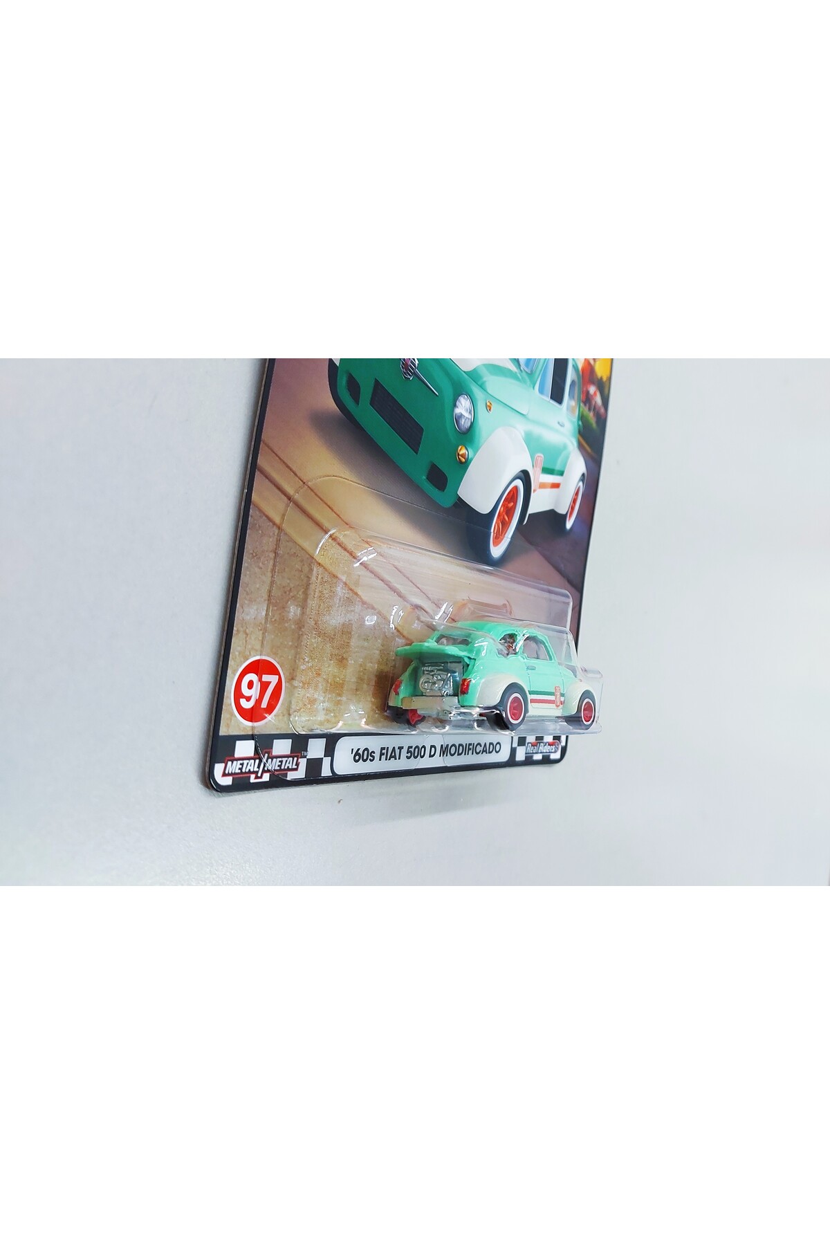ماشین اسباب بازی PREMIUM 60'S FIAT 500 D MODIFICADO بلوار 2024 مدل ویژه هات ویلز اورجینال HOT WHEELS