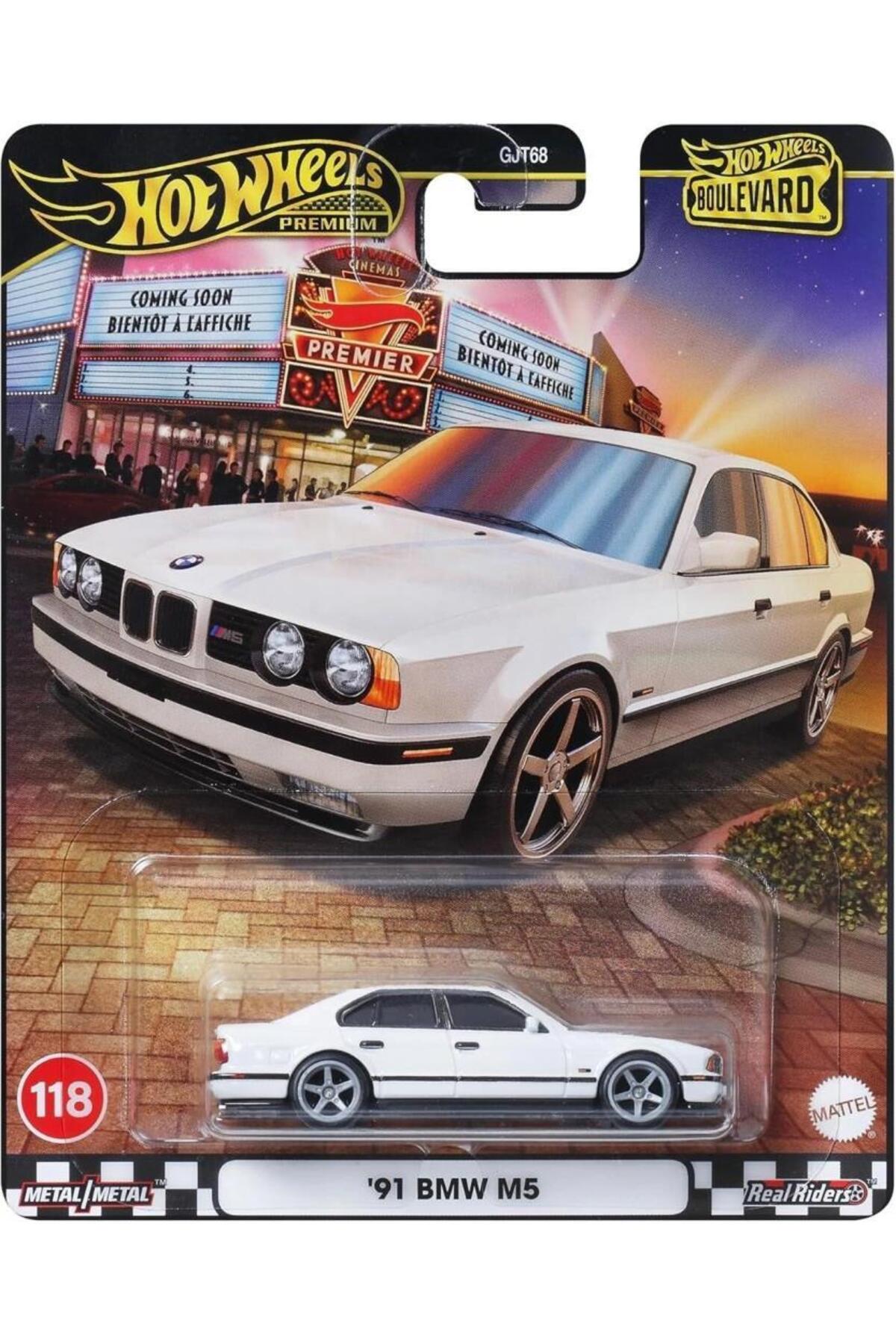 ماشین اسباب بازی وسایل نقلیه حق بیمه بلوار GJT68 JBL24 91 BMW M5 هات ویلز اورجینال HOT WHEELS