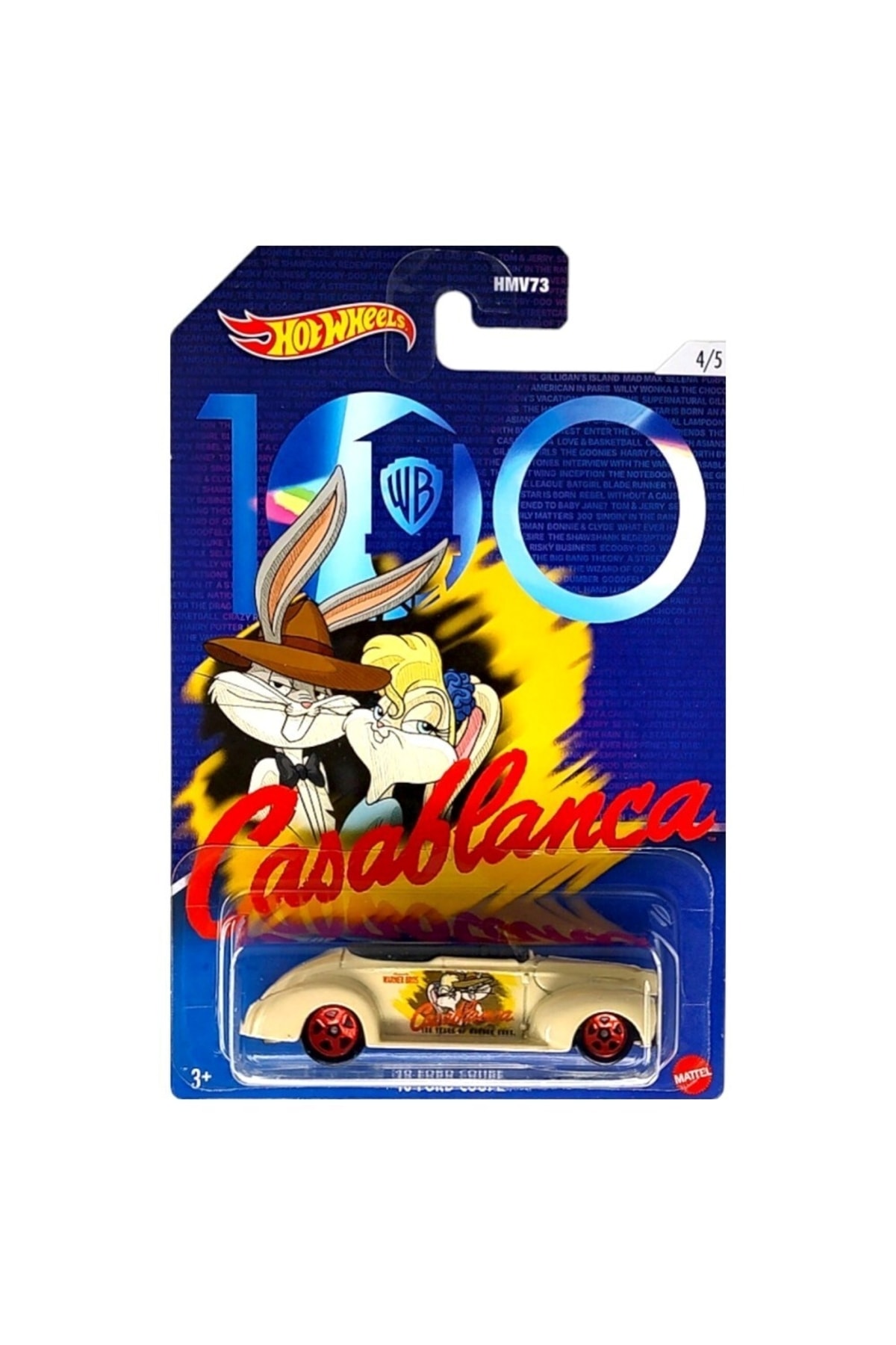 ماشین اسباب بازی LOONEY TUNES با مضمون اتومبیل '40 فورد کوپه هات ویلز اورجینال HOT WHEELS