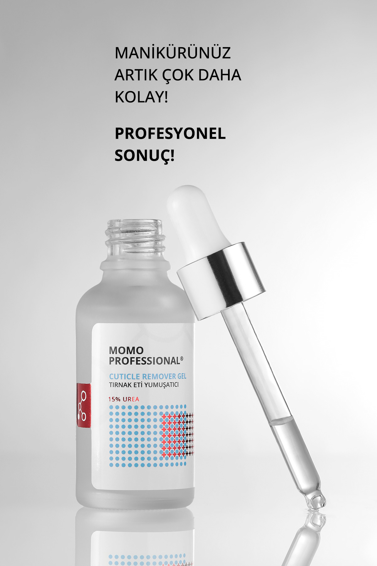 ژل پاک کننده تیکه های ناخن با حجم 30 میلی لیتر MOMO professional