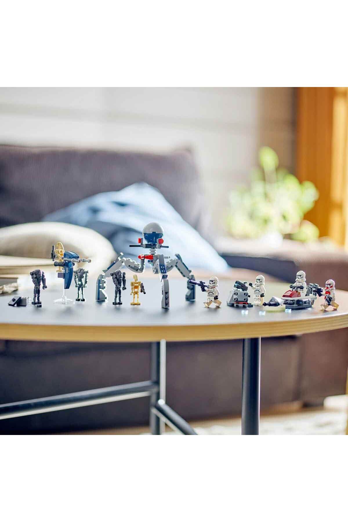 لگو و اسباب بازی های ساخت محور ® STAR WARS™ CLONE TROOPER AND BATTLE DROID PACK SET 75372 سن 7 بالاتر WA از ترکیه LEGO