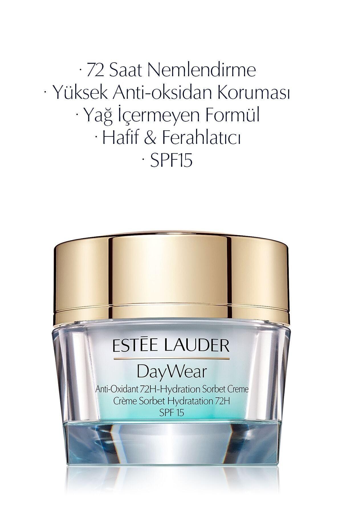 Estee Lauder مرطوب کننده ژل تازه کننده سوربه روزانه 72 ساعته کرم ژل موثر SPF15 50 میلی لیتر