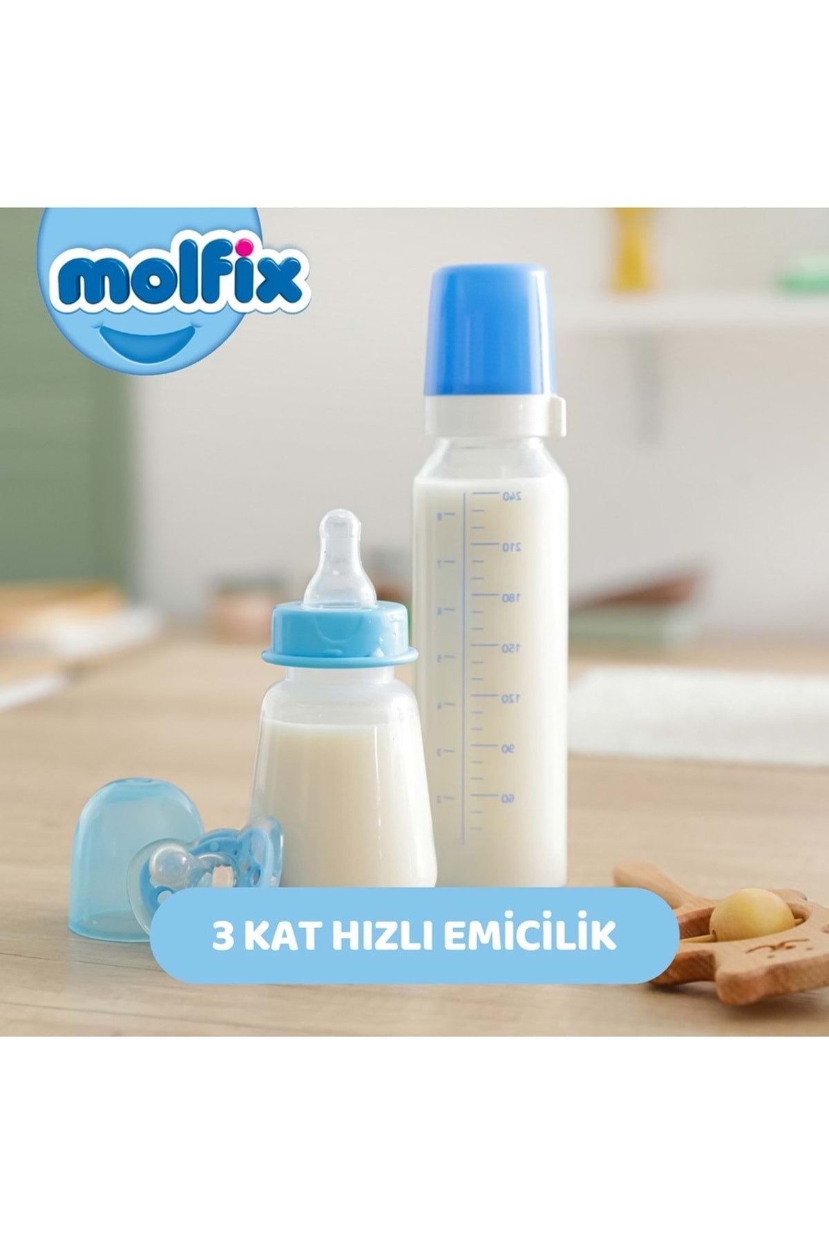 پوشک بچه سایز بچه: 5 11 18 کیلوگرم جونیور 200 عدد مگا فرصت اقتصادی PK اورجینال Molfix