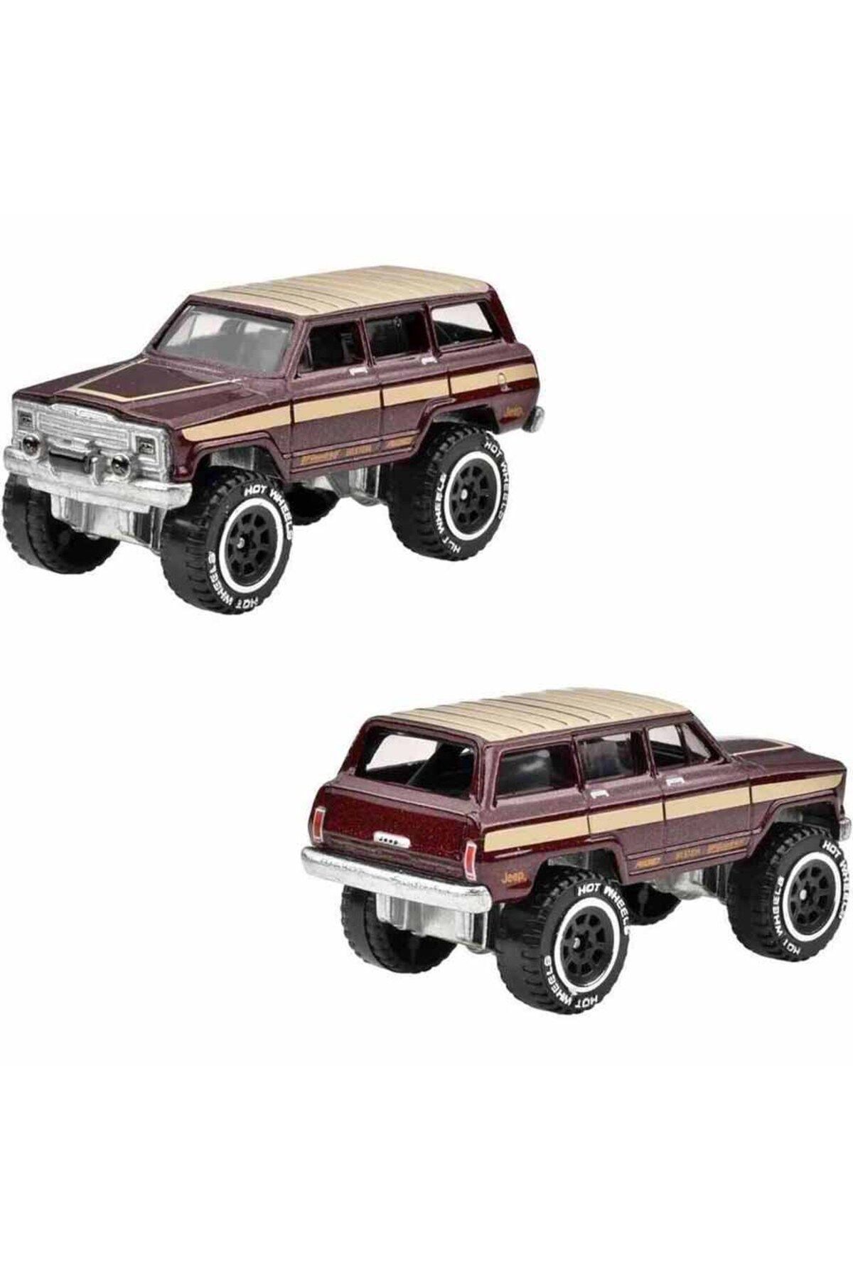 ماشین اسباب بازی سری ویژه اتومبیل های با مضمون 1988 JEEP WAGONEER GDG44 HRR99 هات ویلز اورجینال HOT WHEELS