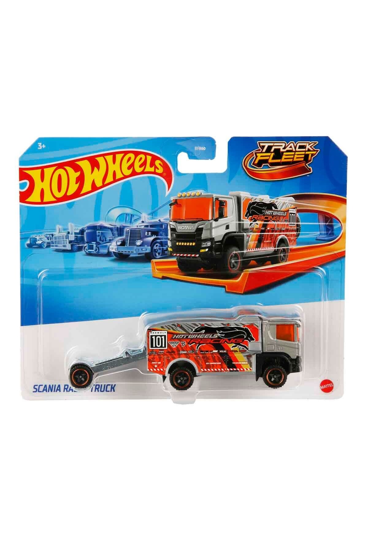 ماشین اسباب بازی کامیون اسکانیا رالی تورک BMF60 از ترکیه HOT WHEELS