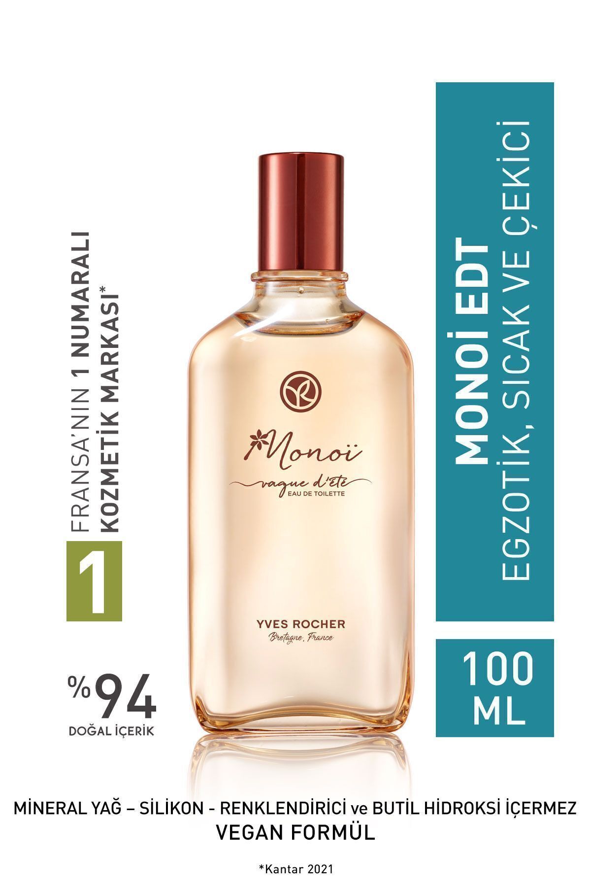 Yves Rocher عطر ادوتویلت مونوی اسانس شدید 100 میلی لیتر کیون1217