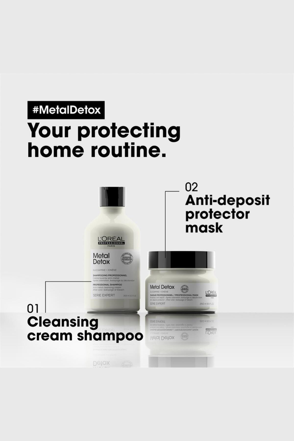 ماسک مو مردانه و زنانه تعمیر نگهداری مس سم زدایی فلز 500ML L'oreal Professionnel