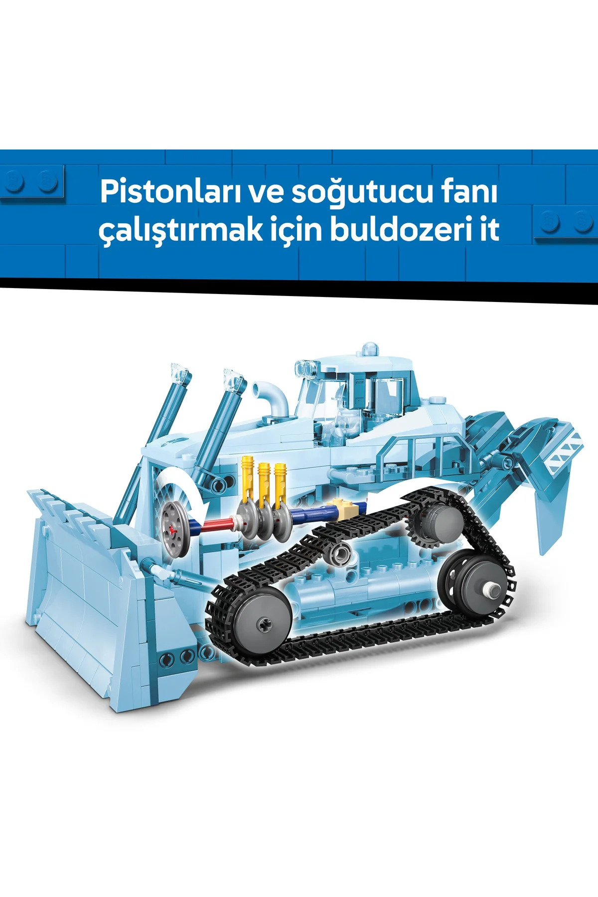 لگو و اسباب بازی های ساخت محور ® CITY YELLOW BULDOZER 60466 مجموعه ساختمانی خلاقانه برای کودکان 8 سال به بالا 682P از ترکیه LEGO