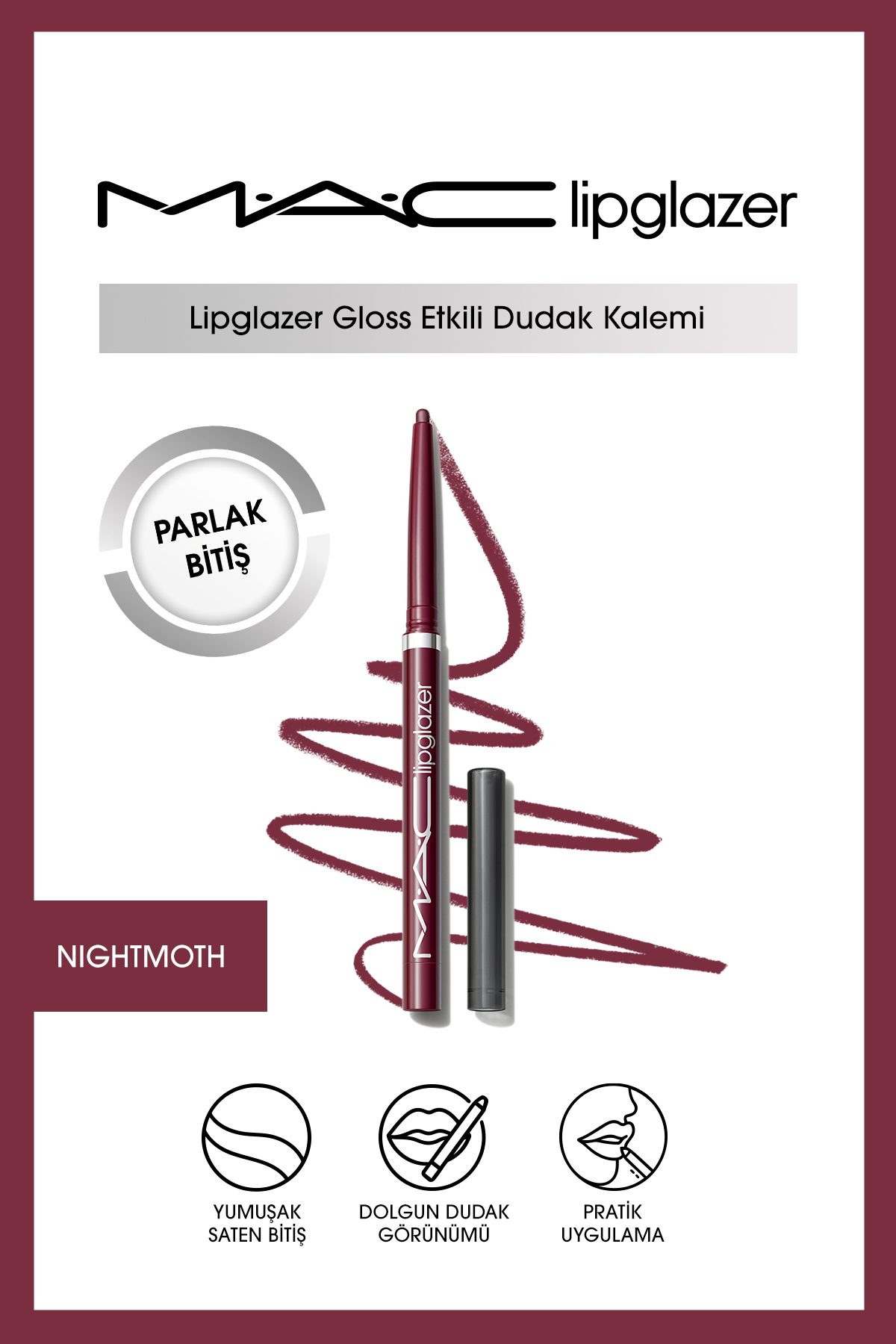 خط لب LIPGLAZER GLOSS EFFECT LIP PENCIL NIGHTMOTH Mac