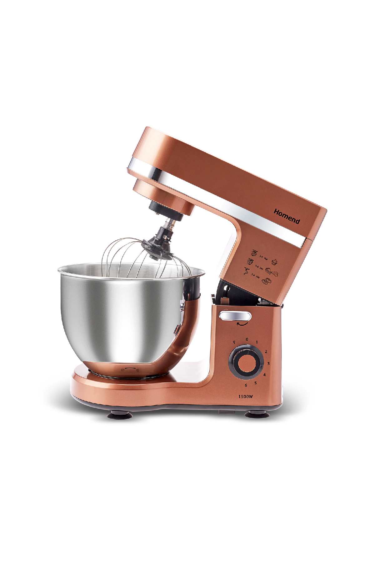 میکسر و ست استند برنزی PROFASHION 3080H KITCHEN CHEF 1500W 5 LT 700.01.01.0393 اورجینال HOMEND