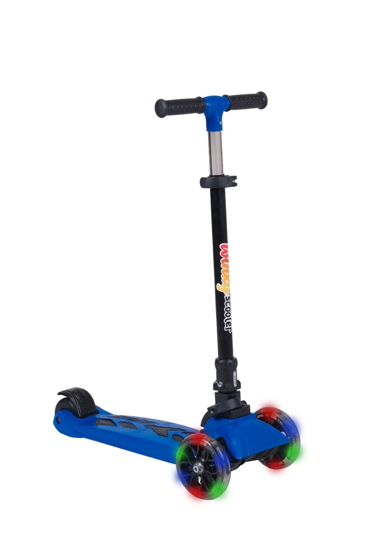 اسکوتر کودکان WINKY SCOOTER BLUE LIGHT WHEELS تاشو برای سن 5+ Çekirdek Zeka