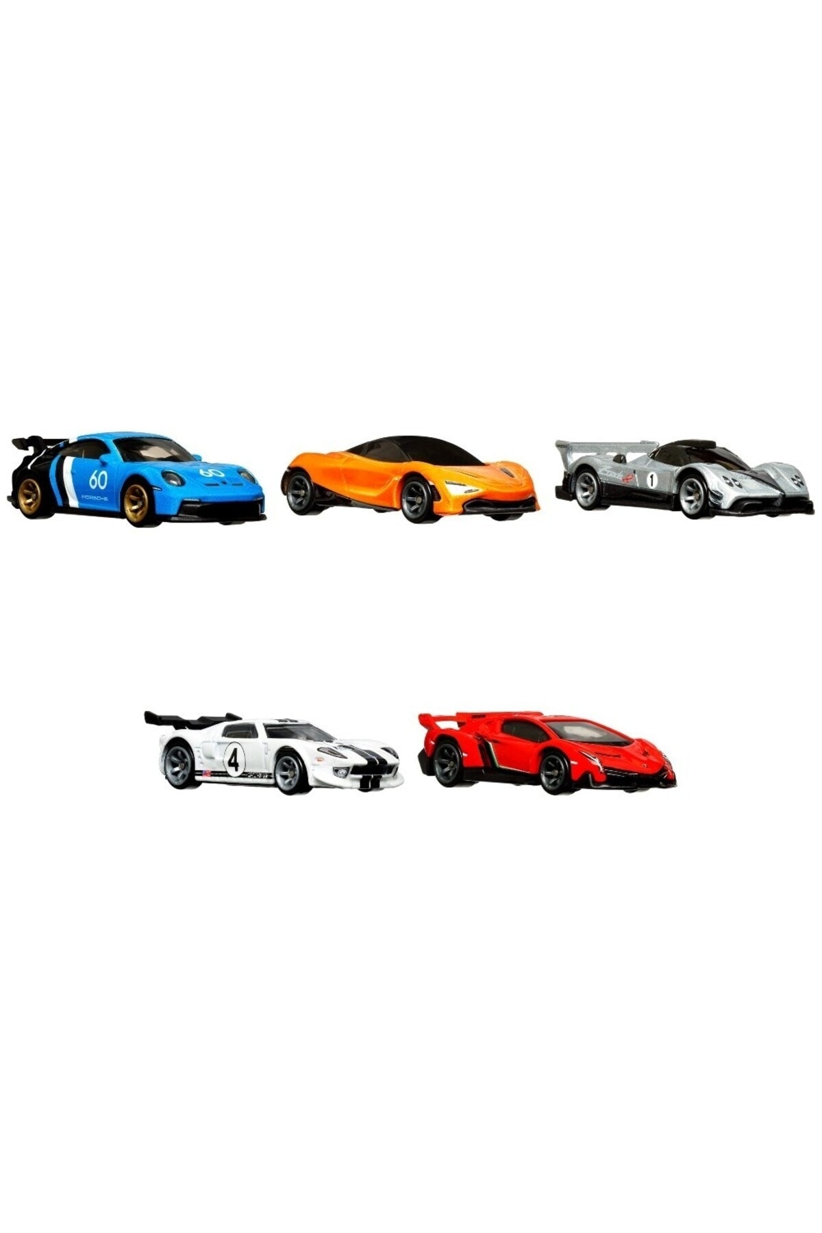 ماشین اسباب بازی مجموعه 5 تایی ماشین‌های پریمیوم فرهنگ خودرو FYP86 977A از ترکیه HOT WHEELS
