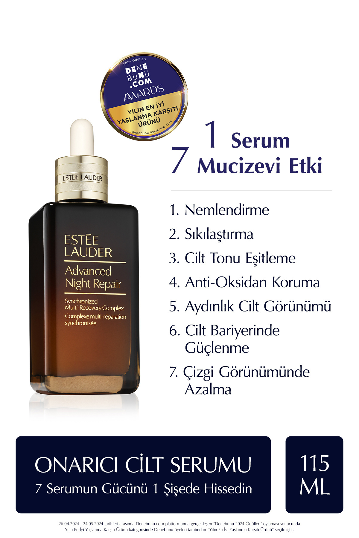 Estee Lauder سرم ضد پیری پیشرفته ترمیم شبانه Advanced Night Repair 115 میلی لیتر