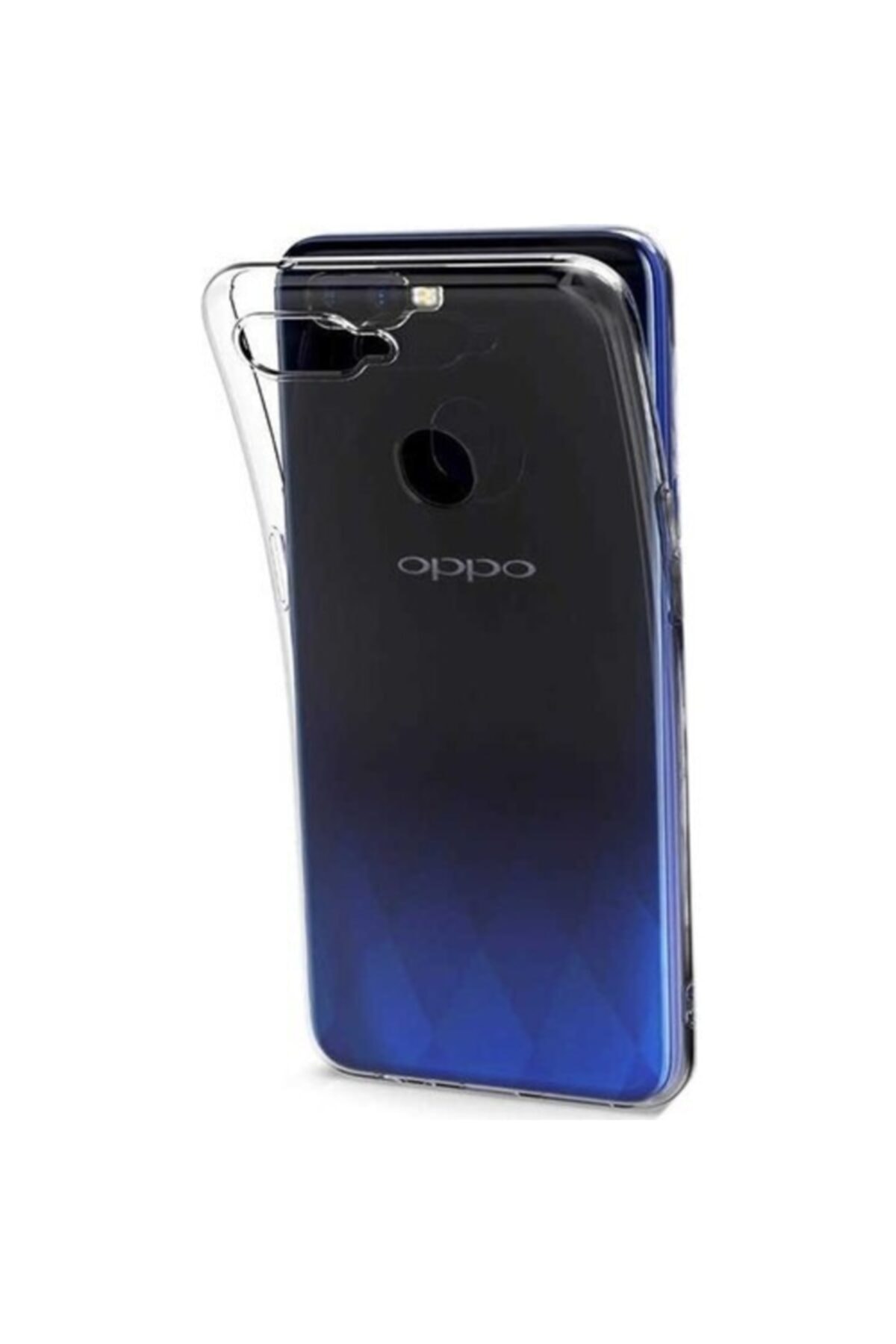 کاور و قاب محافظ دوربین OPPO A5S AX7 پوشش سیلیکونی شفاف بسیار نازک انعطاف پذیر بی رنگ فیبکس Fibaks