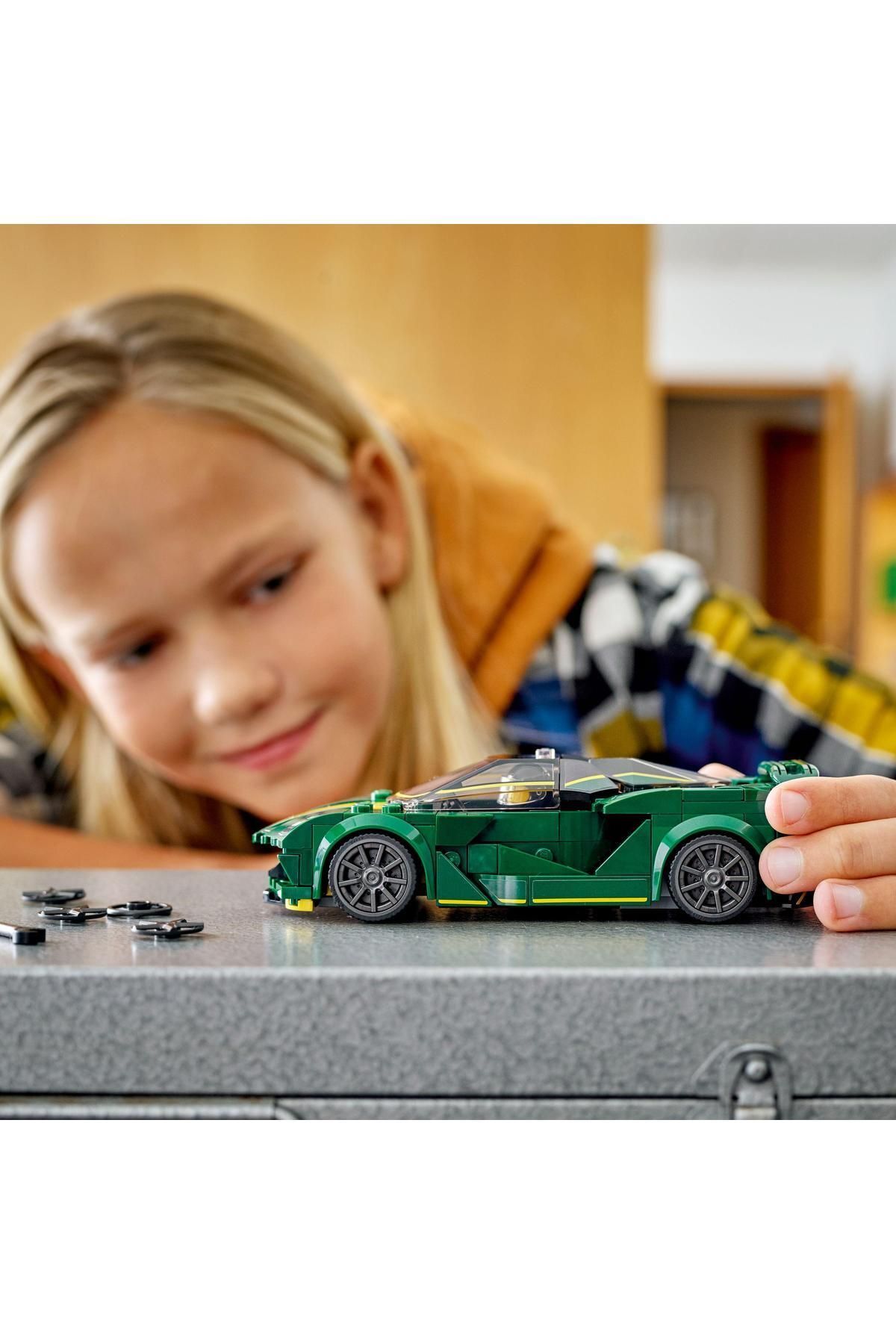 LEGO مجموعه ساخت لوتوس اویجا 76907 اسباب بازی سازی سرعت قهرمانان، 247 تکه 8 سال به بالا