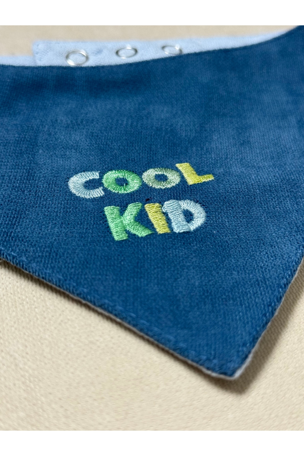 دستمال گردن سگ گلدوزی‌شده سرمه‌ای های‌پالسی HiPulsey Cool Kid Premium CKNDKB1