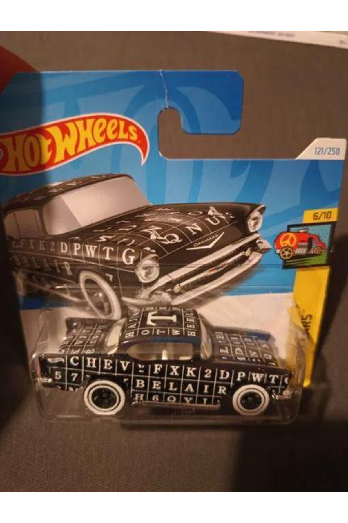 مدل خودرو 57 CHEVY 6 10 121 250 ماشین هات ویلز اورجینال HOT WHEELS