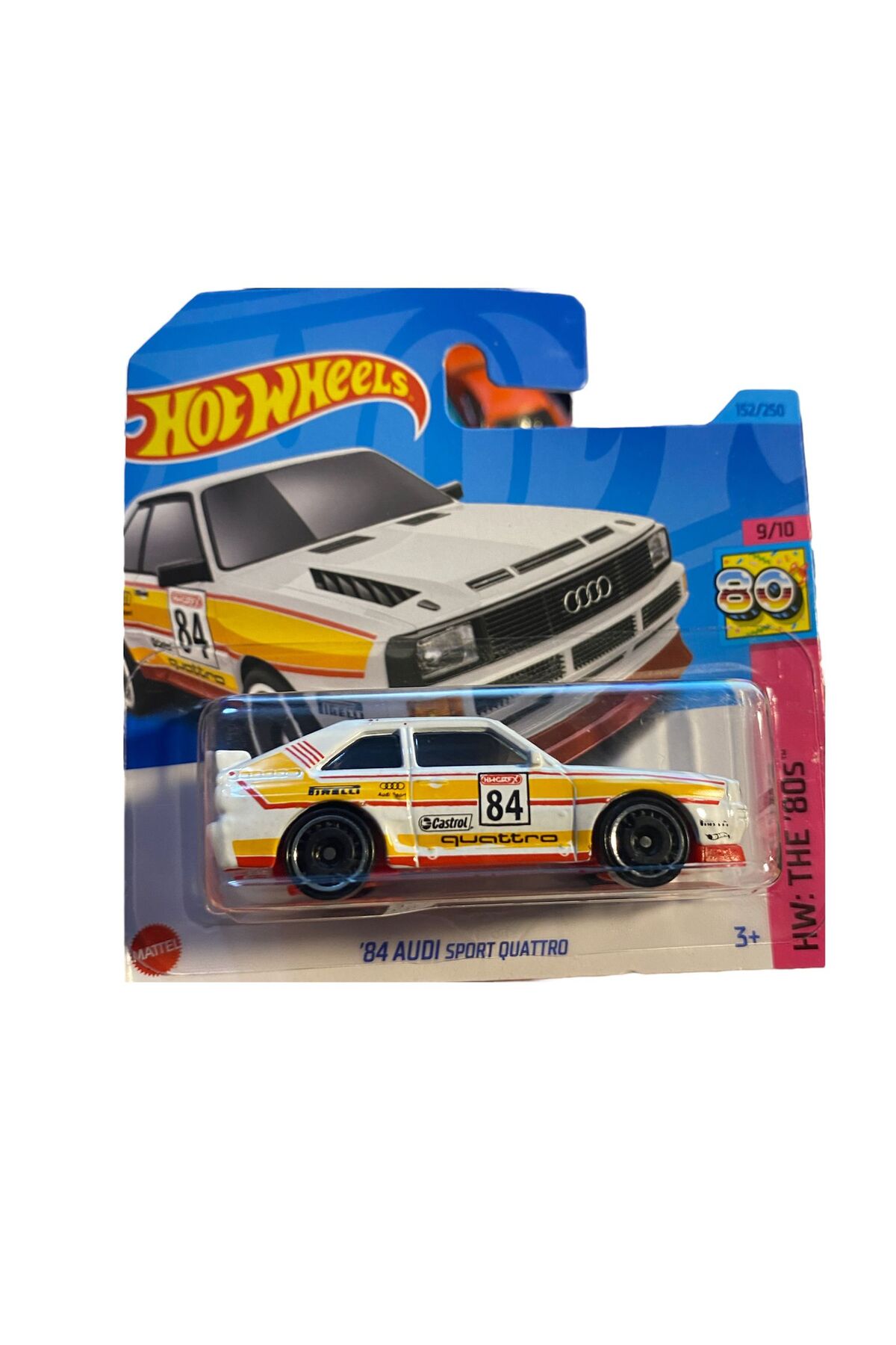 ماشین اسباب بازی 84 AUDI SPORT QUATTRO HW 80'S 9 10 از ترکیه HOT WHEELS