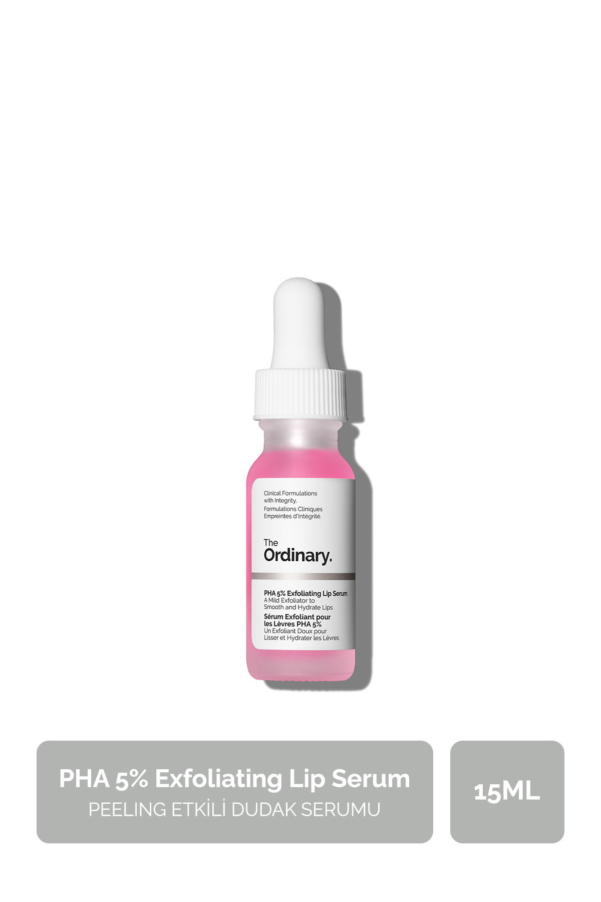 سرم لایه‌بردار لب PHA 5% با اثر لایه‌برداری مناسب برای مراقبت از لب‌ها دی اوردینری The Ordinary