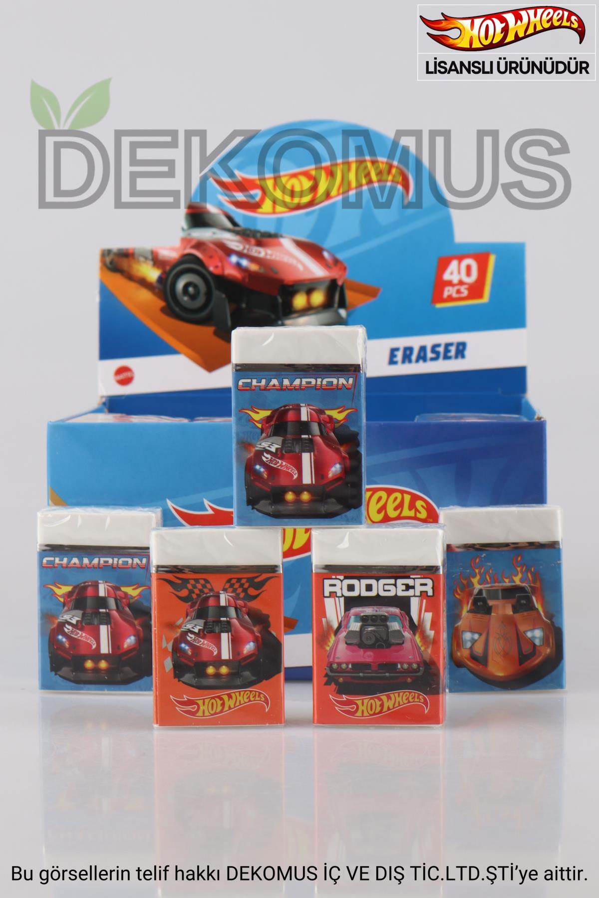پاک کن 2 بسته HOT WHEELS دارای مجوز فصل جدید 2024 از ترکیه HOT WHEELS