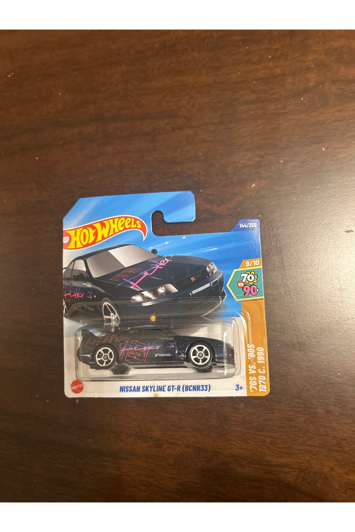 ماشین اسباب بازی NISSAN SKYLINE GT R BCNR33 HYY04 از ترکیه HOT WHEELS